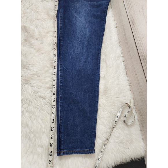 Talbots Flawless Womens High Rise‎ Med Wash Denim Pull On Jeggings Jeans Size 12 - Picture 7 of 7